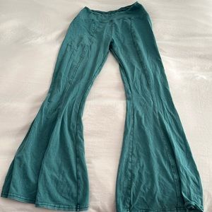 urban outfitters teal flares